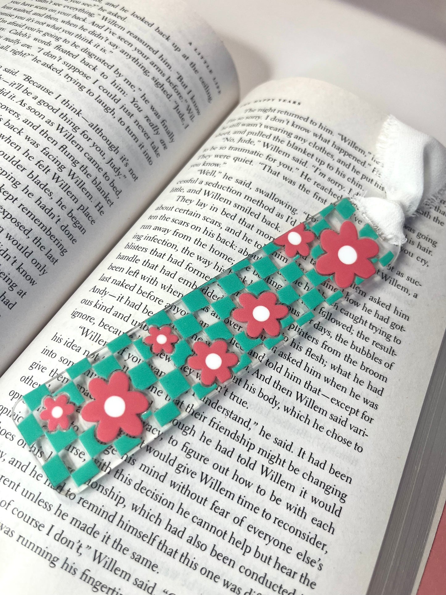 Flower Acrylic Bookmarks