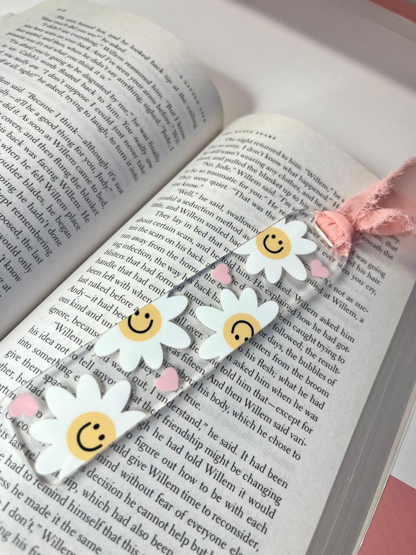 Flower Acrylic Bookmarks