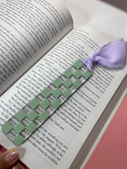 Checkered Acrylic Bookmarks