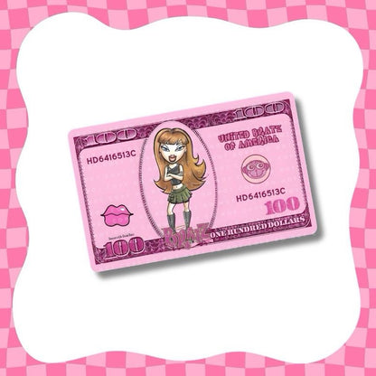 Bratz Pink Bill Card Skin