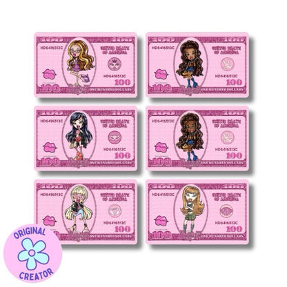 Bratz Pink Bill Card Skin