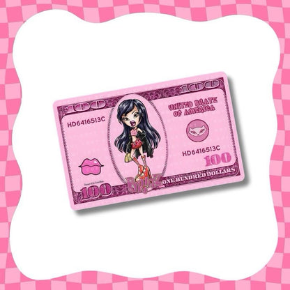 Bratz Pink Bill Card Skin