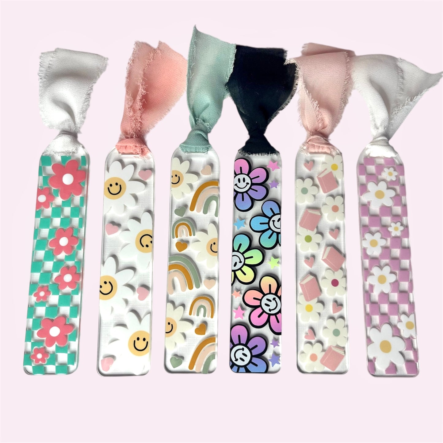 Flower Acrylic Bookmarks