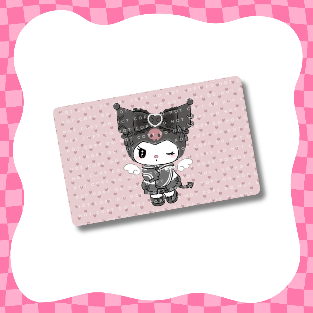 Kawaii Bunny Angel Wings Card Skin